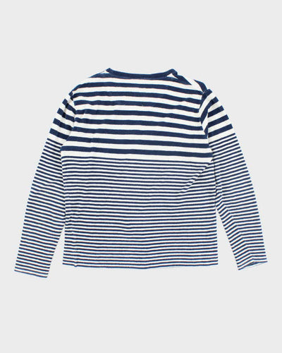 Vintage Norse Projects Striped Towling Long-sleeved T-Shirt - L
