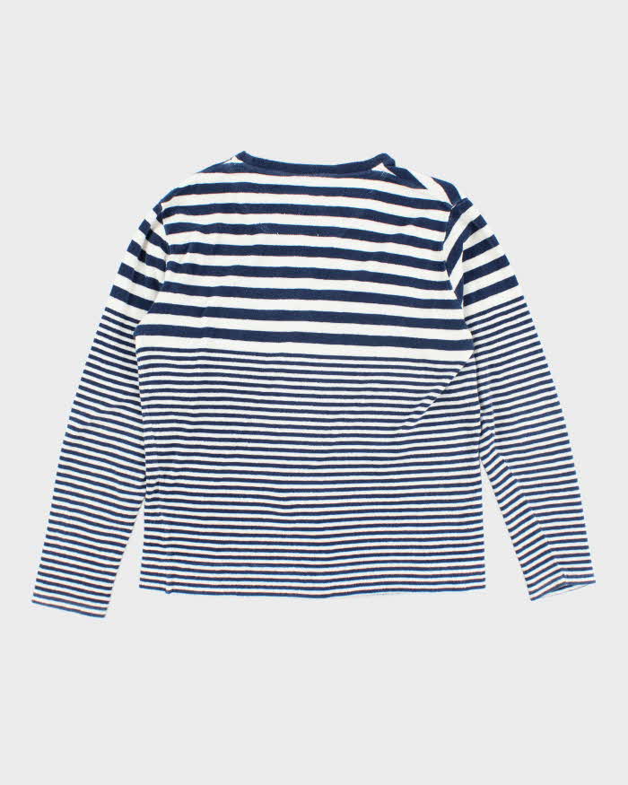 Vintage Norse Projects Striped Towling Long-sleeved T-Shirt - L