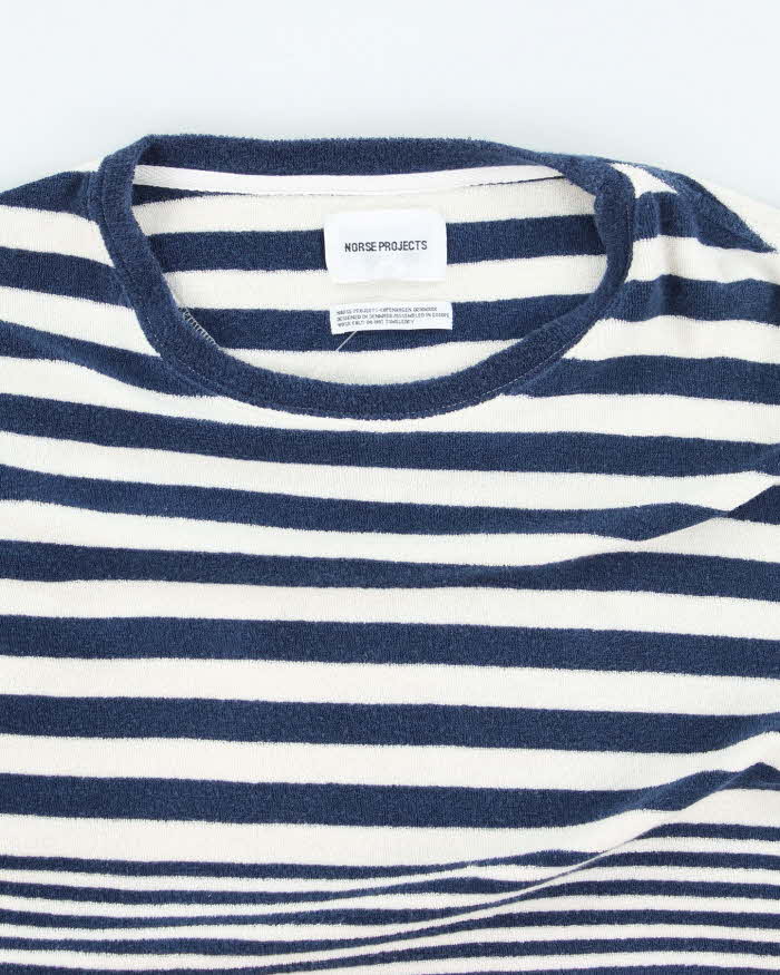 Vintage Norse Projects Striped Towling Long-sleeved T-Shirt - L