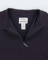Vintage 90's Pierre Cardin Quarter Zip Polo Shirt - M