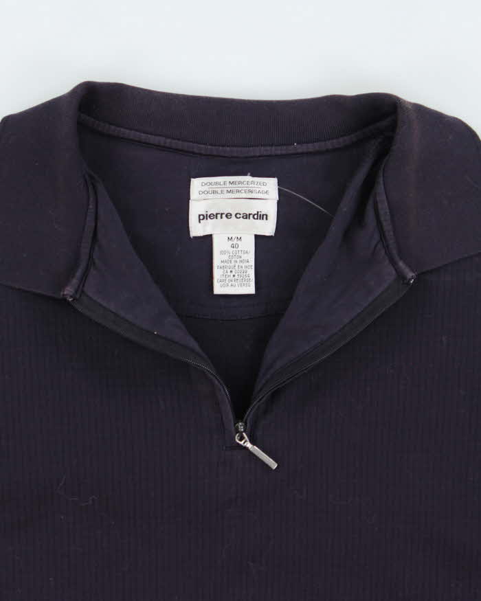 Vintage 90's Pierre Cardin Quarter Zip Polo Shirt - M