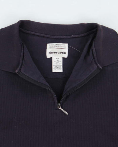 Vintage 90's Pierre Cardin Quarter Zip Polo Shirt - M