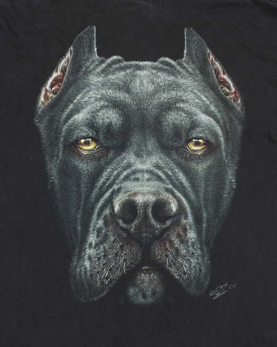 Vintage 90's Oversized Dog Graphic Long-sleeved T-Shirt - XL