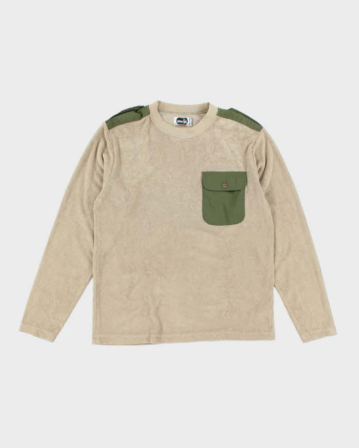 Vintage 90's Levi's Silver Tab Military Style Long-sleeved T-Shirt - M