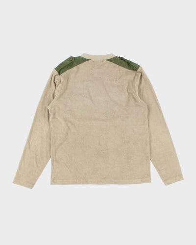 Vintage 90's Levi's Silver Tab Military Style Long-sleeved T-Shirt - M