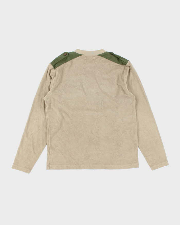 Vintage 90's Levi's Silver Tab Military Style Long-sleeved T-Shirt - M