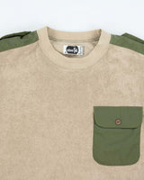 Vintage 90's Levi's Silver Tab Military Style Long-sleeved T-Shirt - M