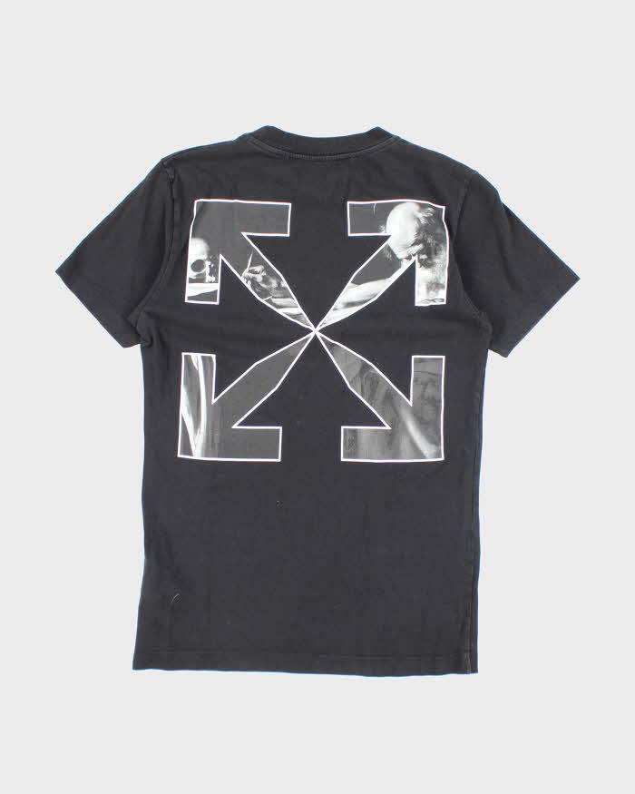 Off White Small Pocket Logo Graphic T-Shirt - M