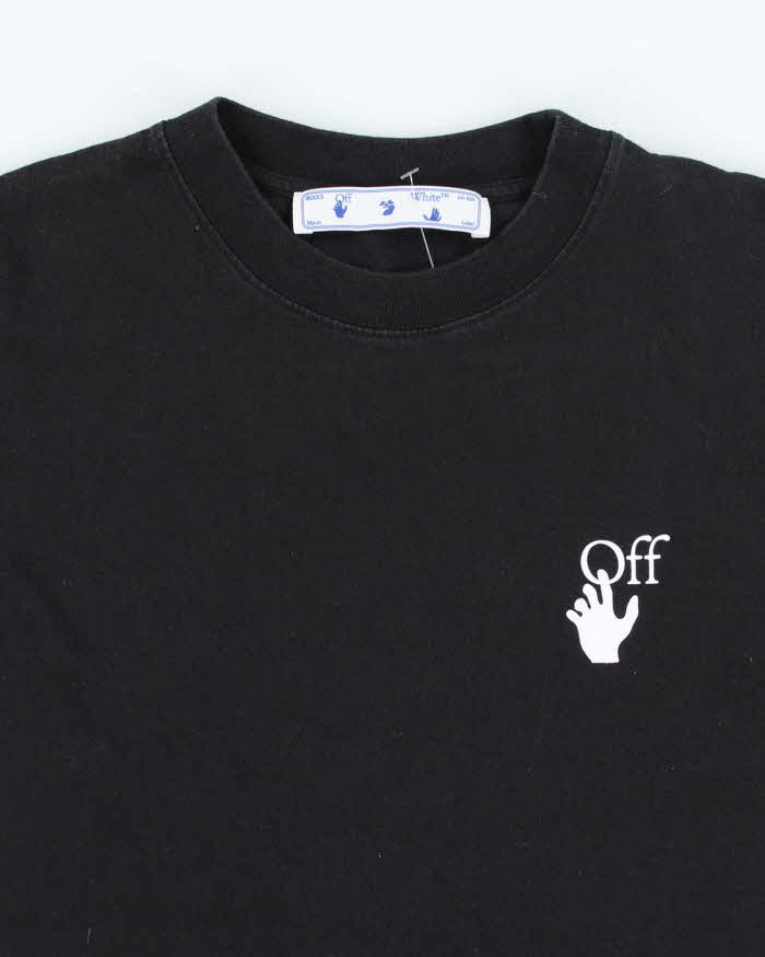 Off White Small Pocket Logo Graphic T-Shirt - M