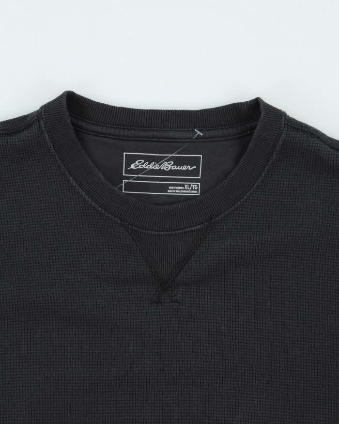 Vintage 2000's Eddie Bauer Heavyweight Waffle Long-sleeved T-Shirt - XL