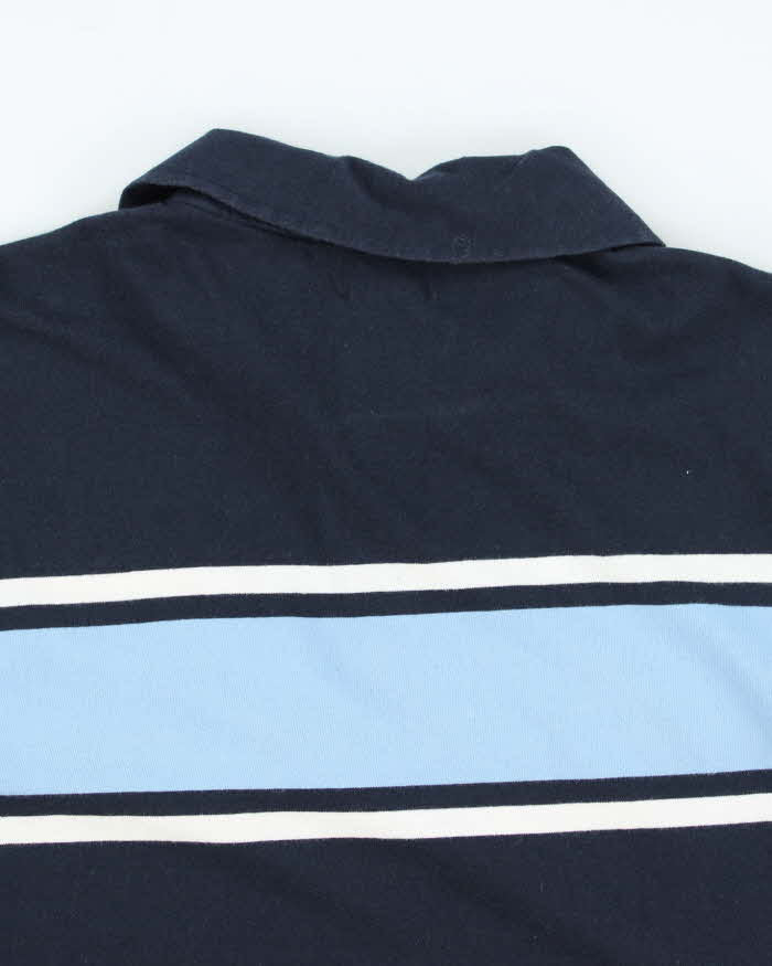 Vintage 90's Converse Striped Long-sleeved Polo Shirt - L