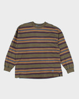 Vintage 2000's Timberland Weather Gear Striped Long-sleeved T-Shirt - L