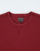 Vintage Y2K Guess Waffle Long-sleeved T-Shirt - XL