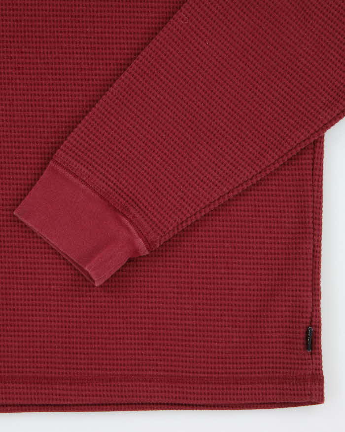 Vintage Y2K Guess Waffle Long-sleeved T-Shirt - XL