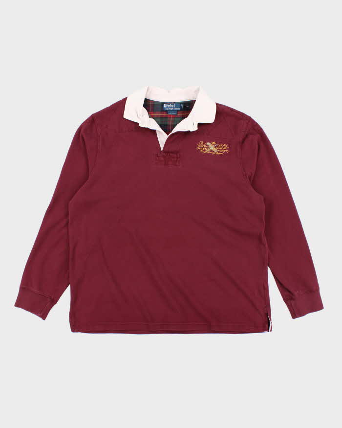 Vintage Ralph Lauren Heavyweight Long-Sleeved Rugby Shirt - XL
