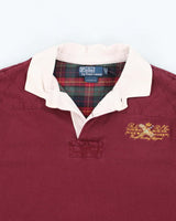 Vintage Ralph Lauren Heavyweight Long-Sleeved Rugby Shirt - XL