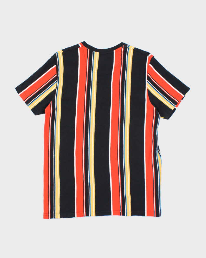 Vintage 2000's Kangol Embroidered Logo Striped T-Shirt - M