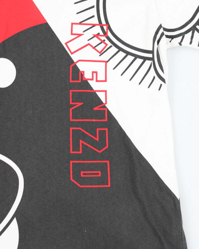 Vintage 2000's Kenzo All Over Print Graphic T-Shirt - XL