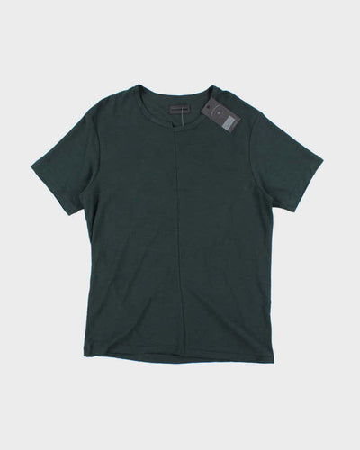 Vintage 2000's DSWT Diesel Black Gold Panelled Blank T-Shirt - XXL