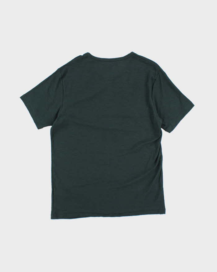 Vintage 2000's DSWT Diesel Black Gold Panelled Blank T-Shirt - XXL