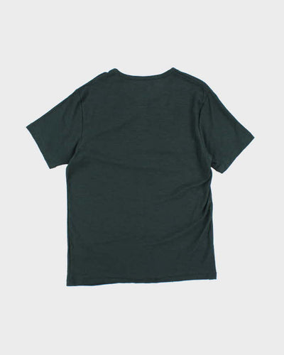 Vintage 2000's DSWT Diesel Black Gold Panelled Blank T-Shirt - XXL