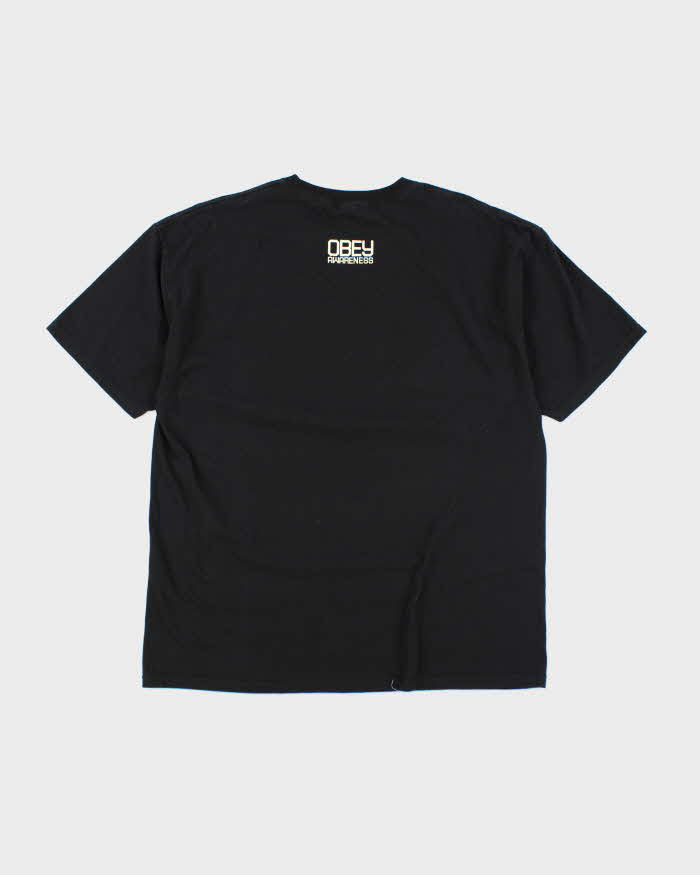 Vintage Obey Big Graphic Print T-Shirt - XL