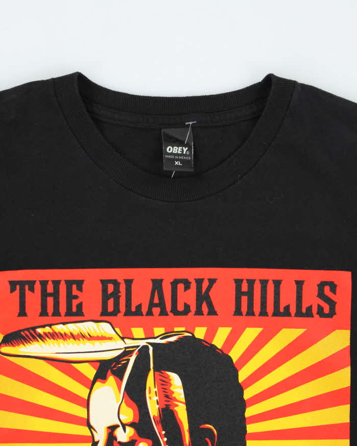 Vintage Obey Big Graphic Print T-Shirt - XL