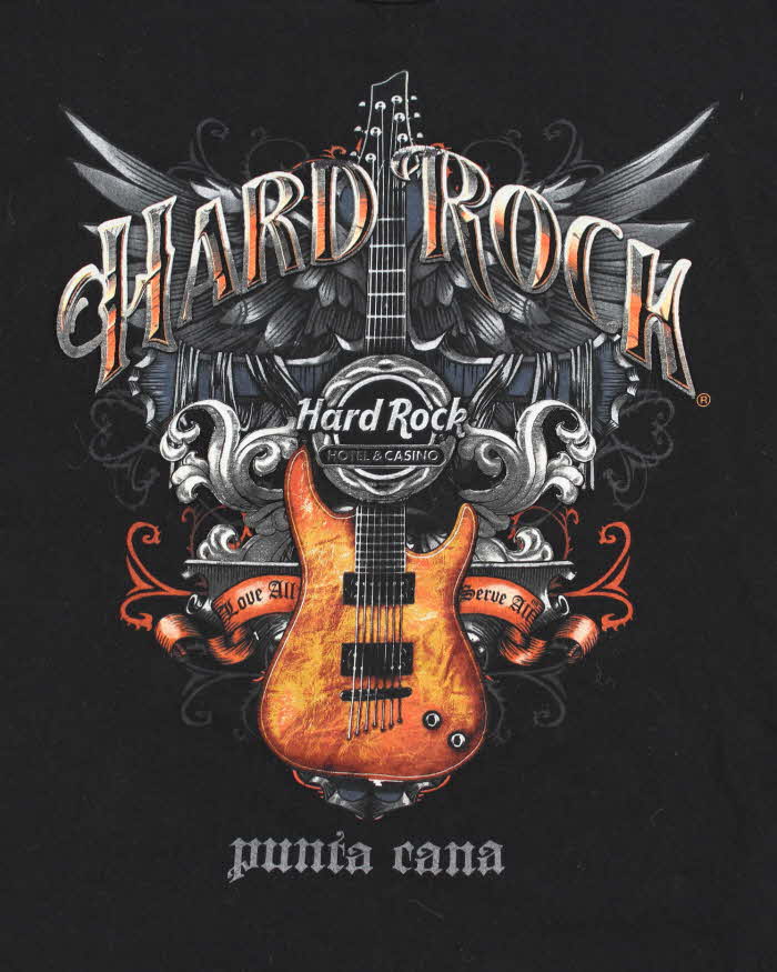Vintage Hard Rock Cafe Gothic Graphic T-Shirt - XL