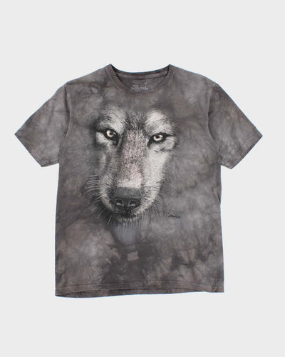Vintage The Mountain All Over Print Graphic T-Shirt - XL
