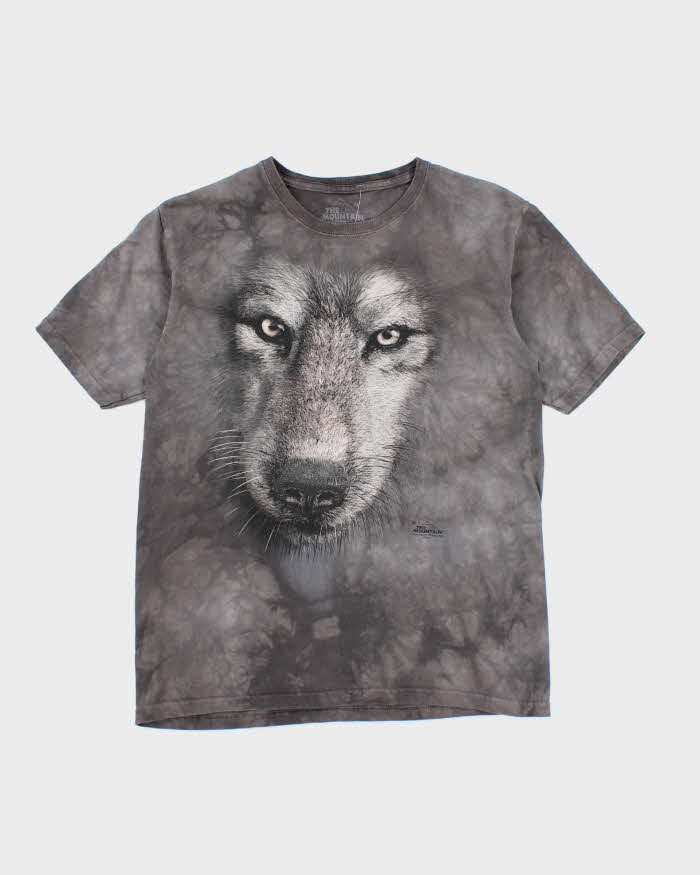 Vintage The Mountain All Over Print Graphic T-Shirt - XL