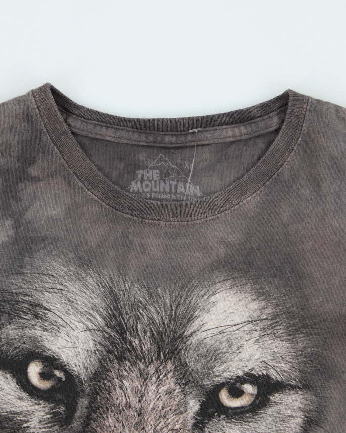 Vintage The Mountain All Over Print Graphic T-Shirt - XL