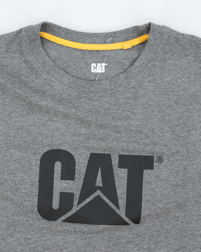 Vintage CAT Lightweight Graphic T-Shirt - XL