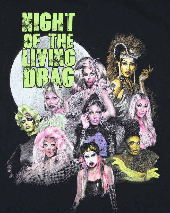 Night of the Living Drag Big Graphic T-Shirt - XL