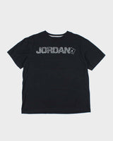 Nike Air Jordan Elephant Print Spell Out Graphic T-Shirt - L