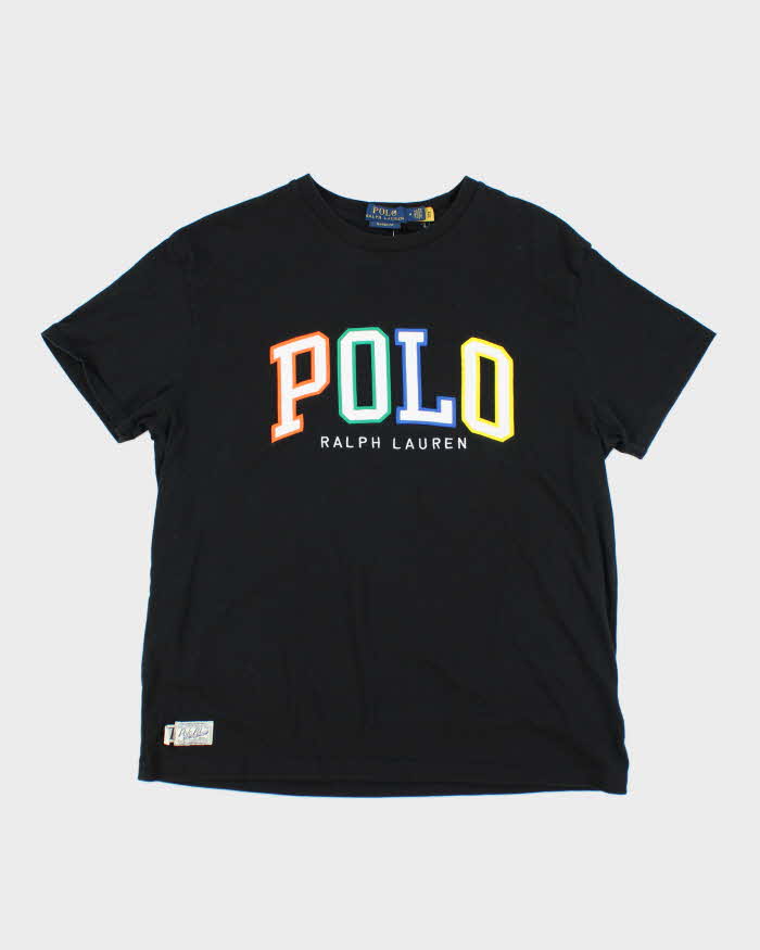 Vintage Polo Ralph Lauren Spell Out Graphic T-Shirt - M
