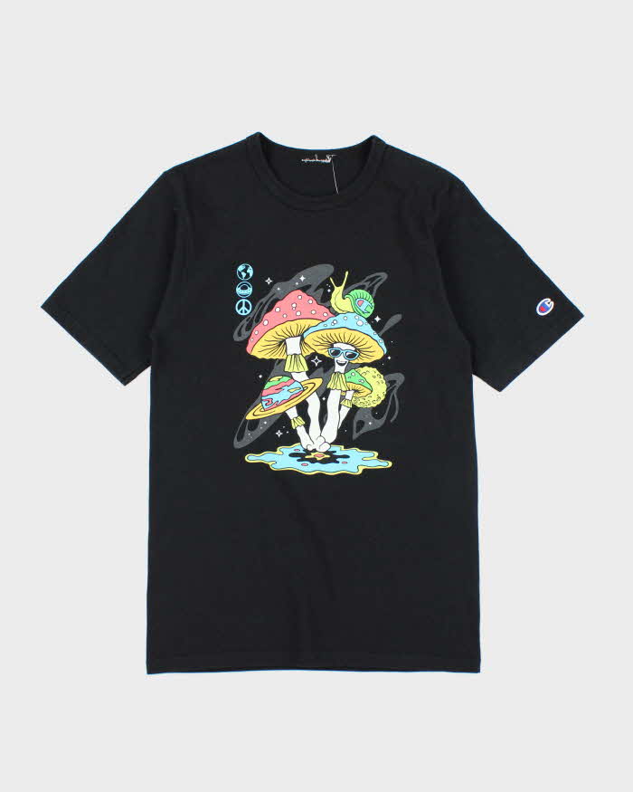 Vintage 2000's Champion Shrooms Graphic T-Shirt - M
