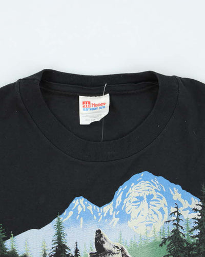 Vintage 90's Utah Howling Wolf Graphic T-Shirt - XL