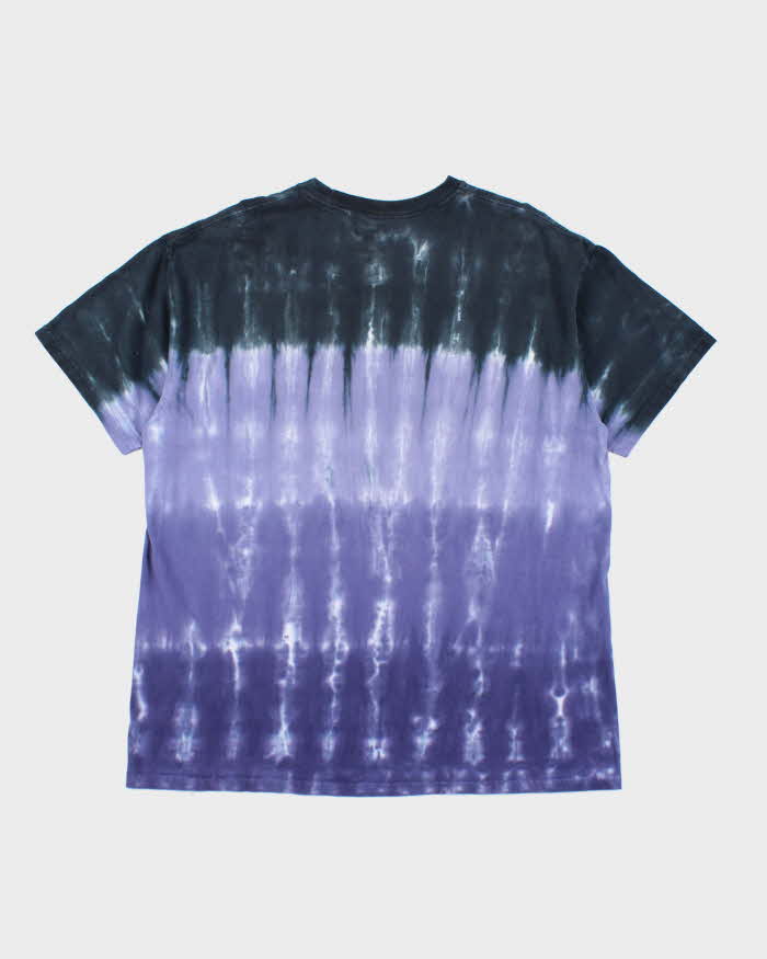 Vintage 2000's Liquid Blue Kiss Band Tie-Dye T-Shirt - XL