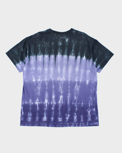 Vintage 2000's Liquid Blue Kiss Band Tie-Dye T-Shirt - XL