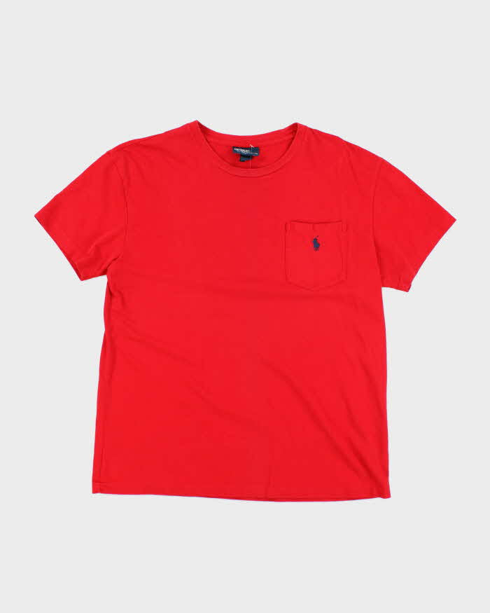 Vintage Ralph Lauren Small Horse Pocket T-Shirt - S