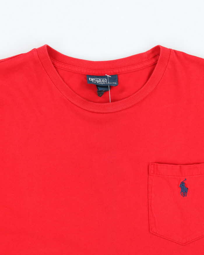 Vintage Ralph Lauren Small Horse Pocket T-Shirt - S