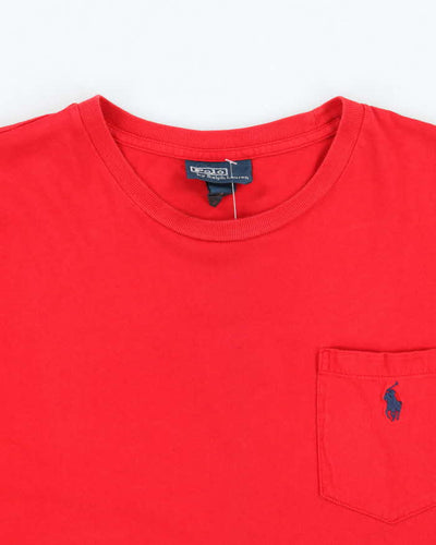 Vintage Ralph Lauren Small Horse Pocket T-Shirt - S