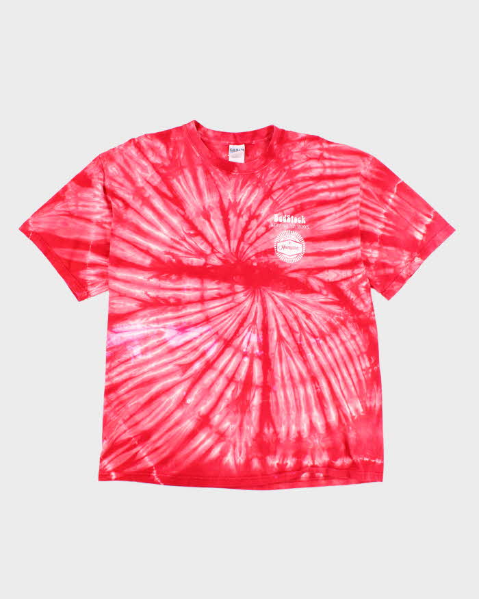Vintage 2000's Bed Stock Small Graphic Tie Dye T-Shirt - XL