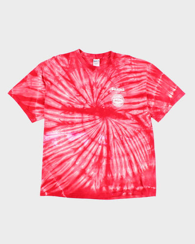 Vintage 2000's Bed Stock Small Graphic Tie Dye T-Shirt - XL