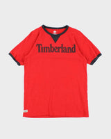 Vintage 2000's Timberland Earth Keepers Spell Out Graphic T-Shirt - M