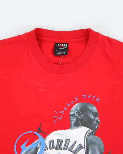 Jordan x Travis Scott x Fragment Michael Jordan Graphic T-Shirt - L