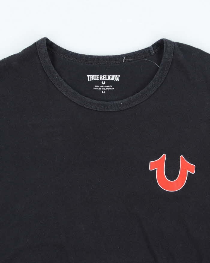 True Religion Small Crest Logo Graphic T-Shirt - L
