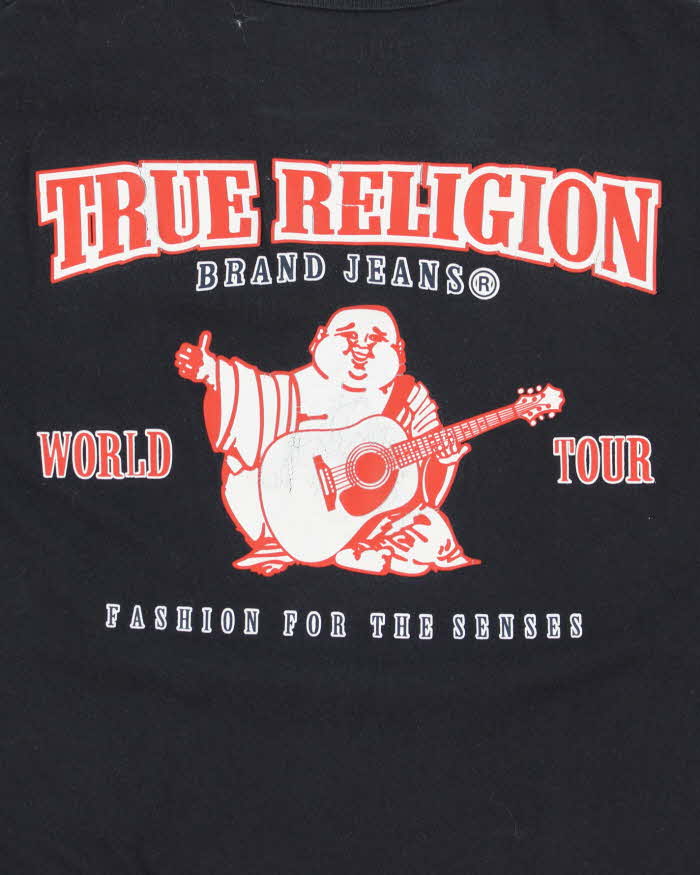 True Religion Small Crest Logo Graphic T-Shirt - L