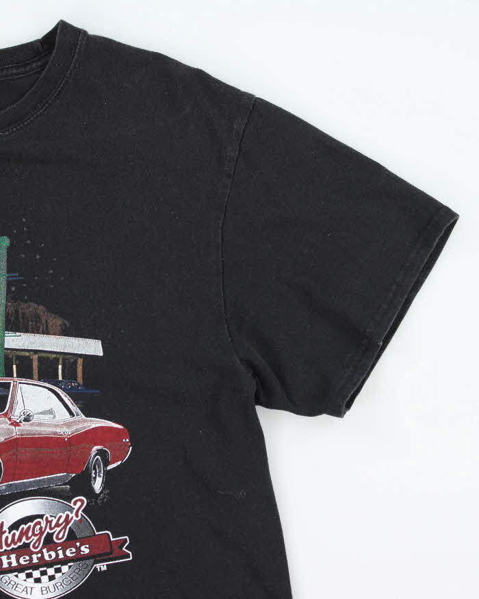 Vintage Hungry Herbies Burger Joint Graphic T-Shirt - M