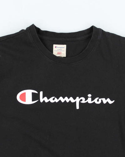 Vintage 2000's Champion Spell Out Logo Graphic T-Shirt - L